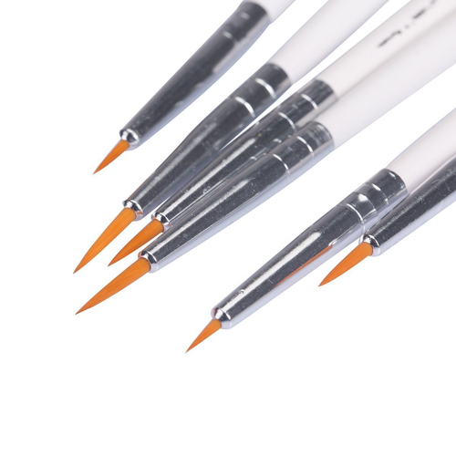 MEEDEN Detail Paint Brush Set - 6 Miniature Art Brushes for Fine Detailing & Art