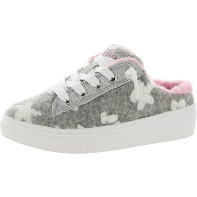 

Skechers Girls Goldie Generation Уютные серые слипоны BHFO 9733, Gray/pink