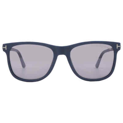 Pre-owned Tom Ford Sinatra Smoke Mirror Square Men's Sunglasses Ft1104 91c 53 In Gray