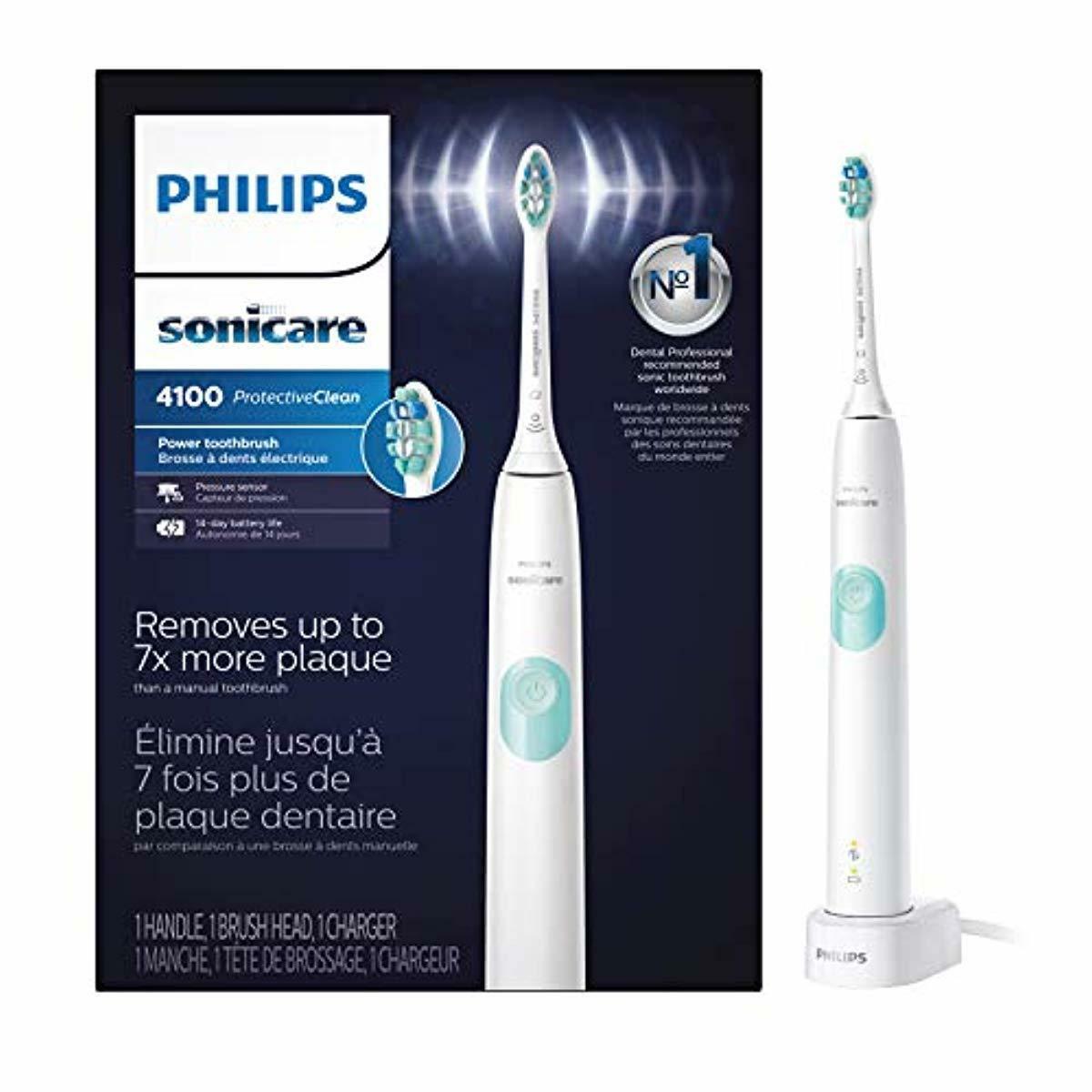 NEW Philips Sonicare 4100 Rechargeable Electric Toothbrush With
