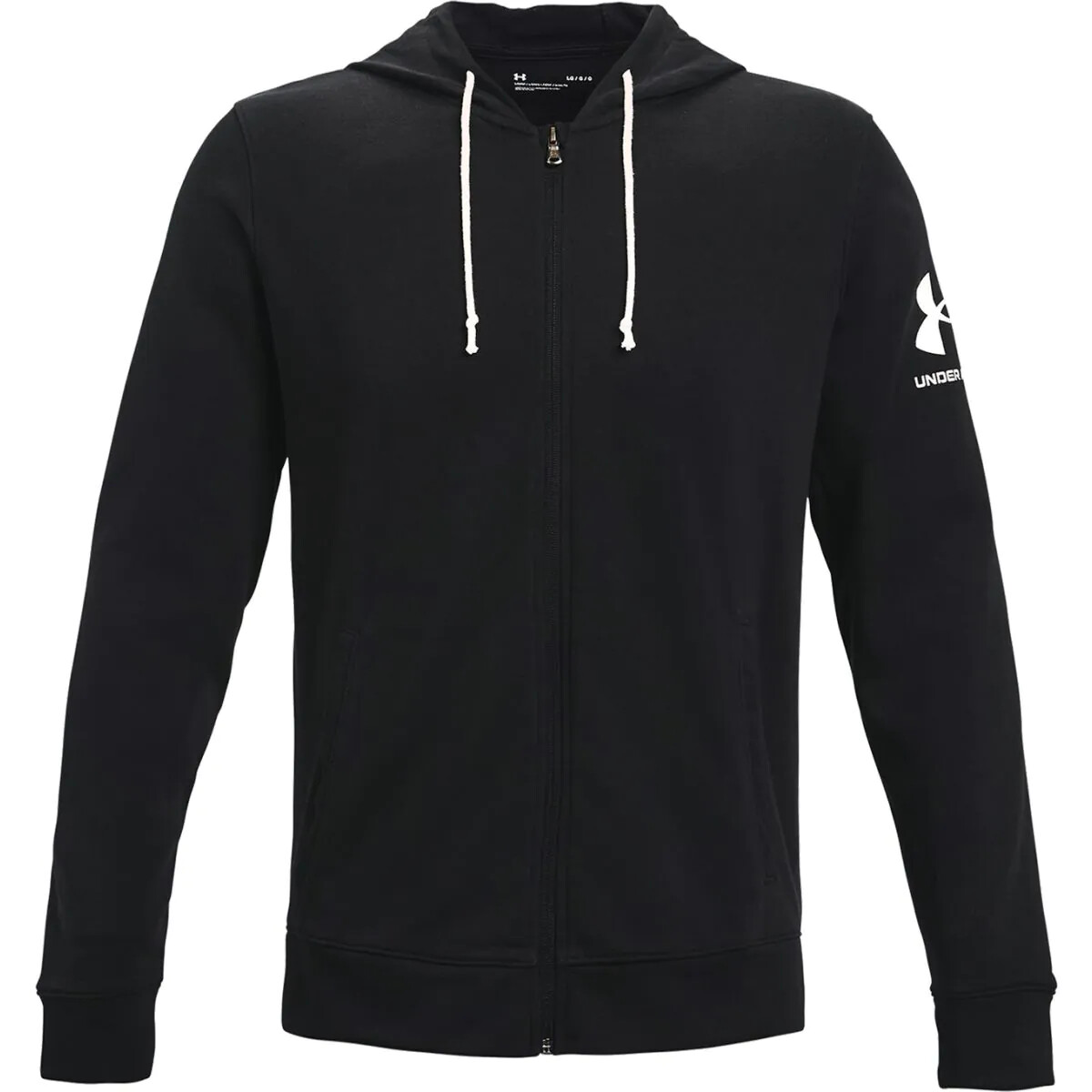 

Under Armour Men Rival Terry Full Zip Мужская Толстовка Черная 1361606-001, Черный