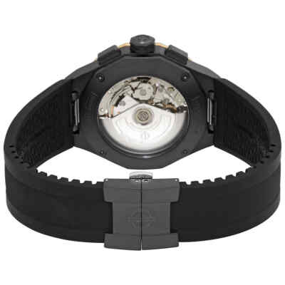 Pre-owned Baume & Mercier Baume Et Mercier Riviera Chronograph Automatic Black Dial Men's Watch M0a10625
