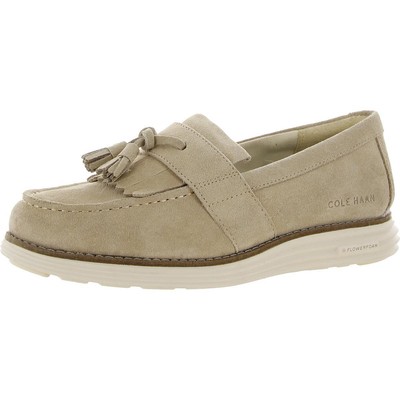 Cole Haan Женские бежевые лоферы из искусственной замши Kiltie 6, средний (B,M) BHFO 3674