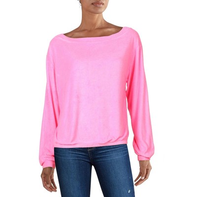 Generation Love Женский махровый пуловер-толстовка Alyssa Pink Top XS BHFO 4169