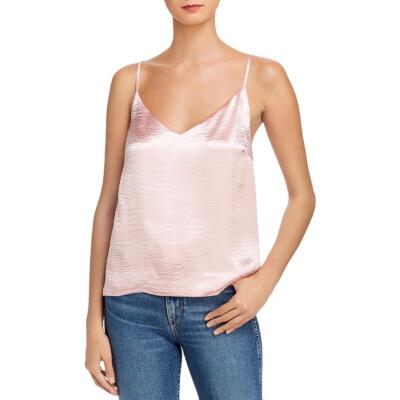 

Женский розовый атласный топ на бретелях с v-образным вырезом Aqua Shell  BHFO 5028, Blush