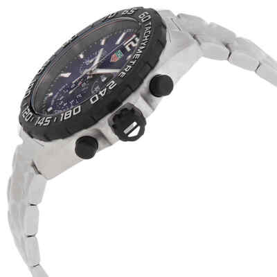 Pre-owned Tag Heuer Formula 1 Chronograph Quartz Blue Dial Men's Watch Caz101av.ba0842