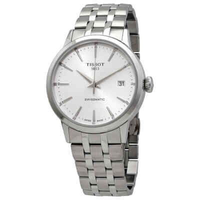 Мужские часы Tissot Classic Dream Swissmatic с автоматическим серебряным циферблатом