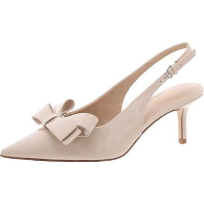 Marc Fisher Womens Allon Patent Adjustable Pointed Toe Slingback Heels BHFO 2379