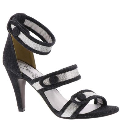 

Beacon Womens Ramona 2 Черные туфли-лодочки на каблуке Сандалии Обувь 12 Medium (B,M) BHFO 7507, Black/silver, Ramona 2