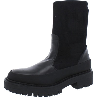 Женские ботинки Franco Sarto Passina черного цвета до середины икры 7.5 Medium (B,M) BHFO 1961