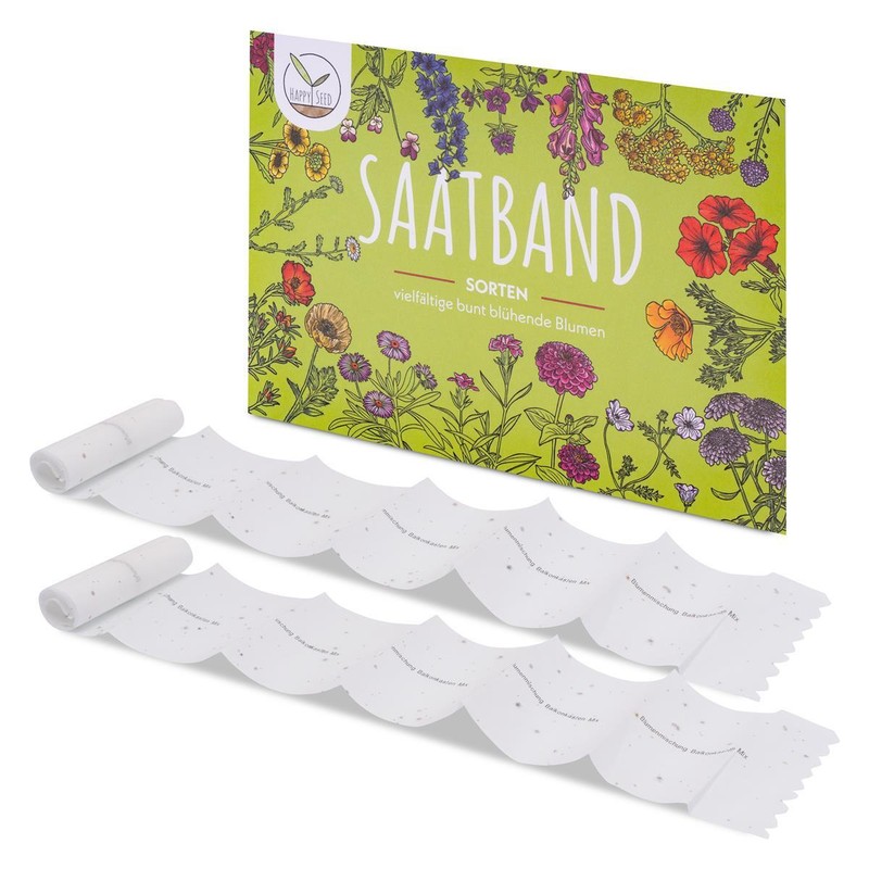 2x Saatteppich Blumensamen FÃ¼R Deinen Balkonkasten - Farbenfrohe Blumen Mischung