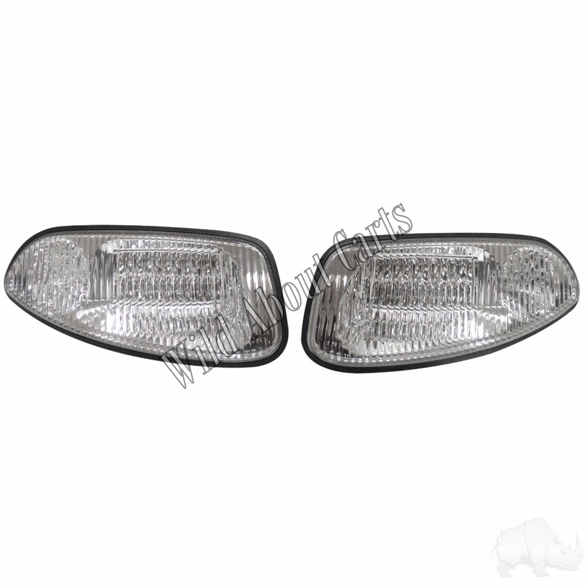Golf Cart RHOX Factory Style Headlights with Bezels, LED, for EZGO RXV