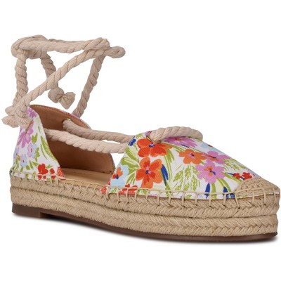 

Белые сандалии на платформе Nine West Womens Meaks 7 6.5 Medium (B,M) BHFO 5765, Белый