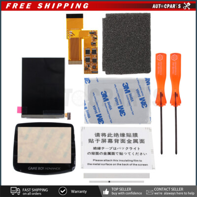 For Nintendo Gameboy Advance GBA IPS V2 screen Backlit Mod LCD Backlight Kit USA