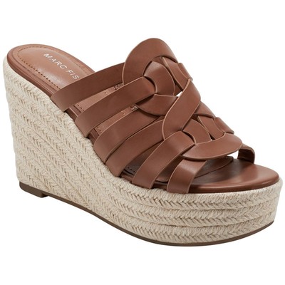 Женские босоножки Marc Fisher Cazzie 2 коричневого цвета на танкетке 11 см (B, M) BHFO 2366