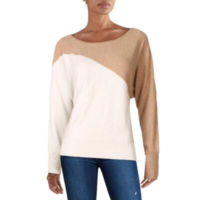 

Женский вязаный свитер с круглым вырезом в рубчик Madison + Hudson BHFO 6660, Color block