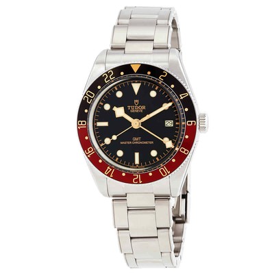 Мужские часы Tudor Black Bay 58 GMT Coke с автоматическим черным циферблатом диаметром 39 мм
