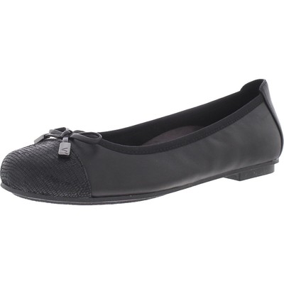 Женские черные кожаные балетки Minna на плоской подошве Vionic, узкие 8,5 (AA,N) BHFO 6400