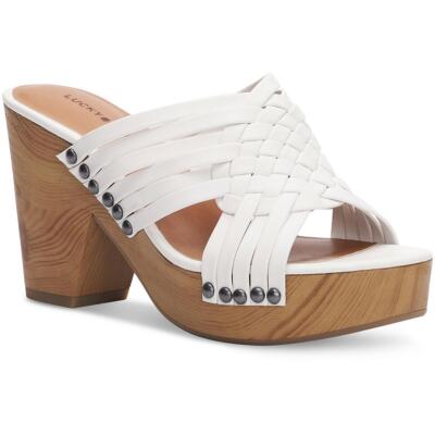 

Женские кожаные сандалии на платформе с шипами Lucky Brand BHFO 2686, Tellimi