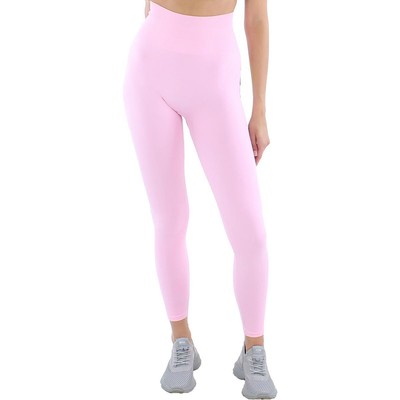 

Женские розовые эластичные вязаные леггинсы Spiritual Gangster с высокой талией  BHFO 0475, Paradise pink, SU13677003