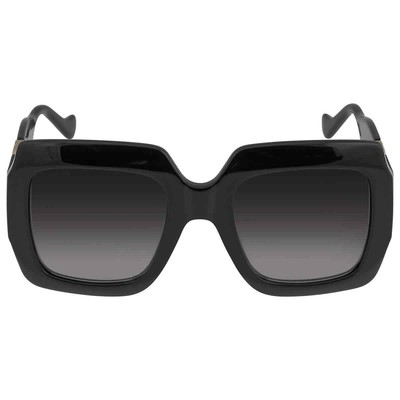 Pre-owned Gucci Grey Gradient Square Ladies Sunglasses Gg1022s 006 54 Gg1022s 006 54 In Gray