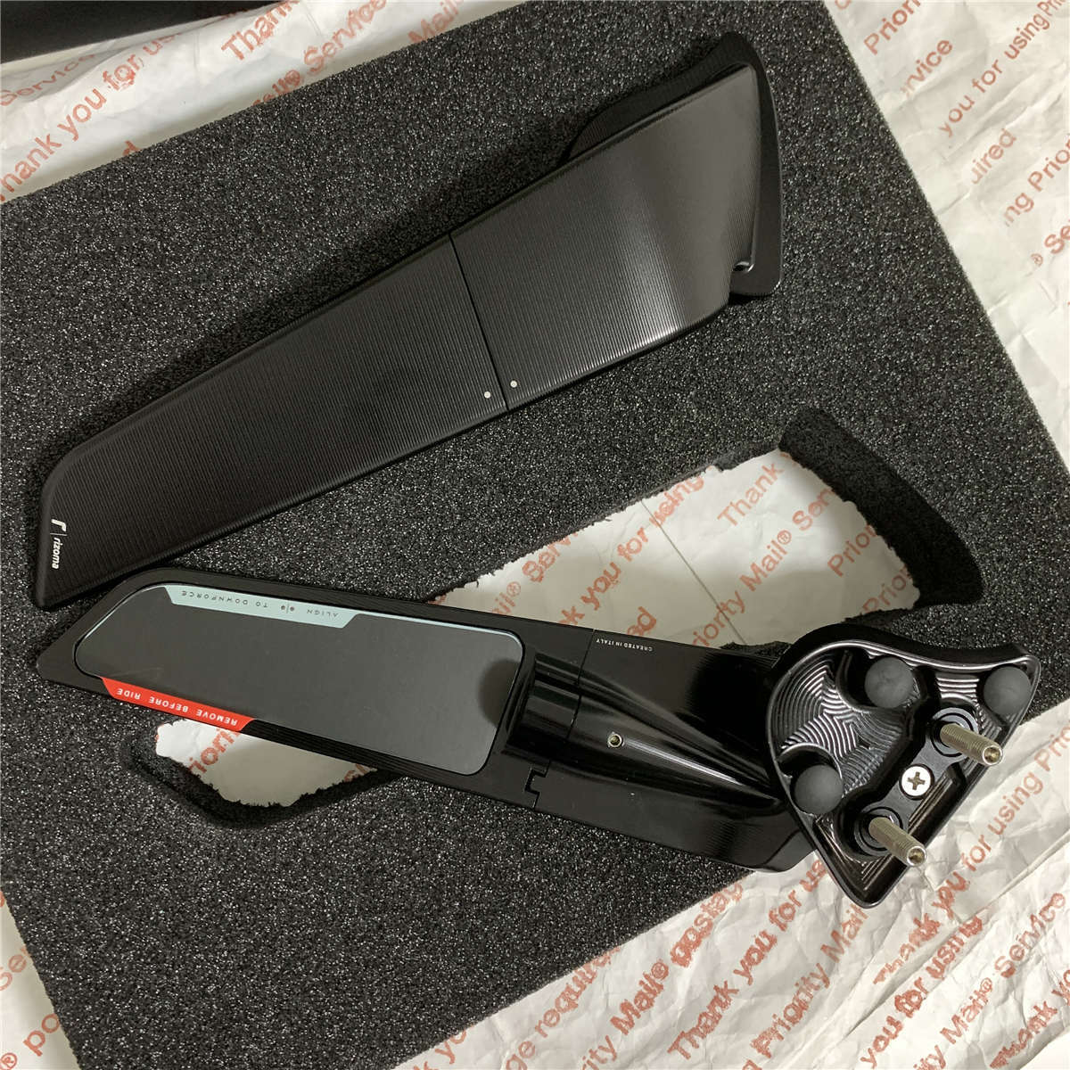 Stealth Mirror Winglet Sport Mount MotoGP fit Yamaha YZF-R1 R1M Rizoma BSS021B