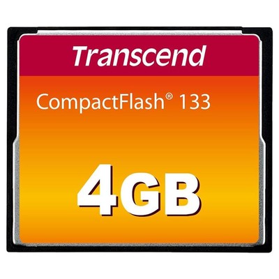 Transcend 4GB 133x High Speed CompactFlash CF Memory Card #TS4GCF133