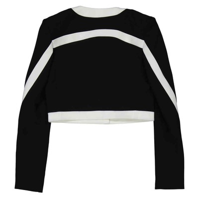 Pre-owned Philipp Plein Black And White Stretch Viscose Cady Jacket