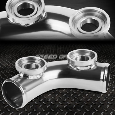 ТИП-SSQV 2.5 70-ГРАДУСНЫЙ ТУРБО-ПРОДУВОЧНЫЙ КЛАПАН С ДВОЙНЫМ ФЛАНЦЕМ И ПЕРЕХОДНИКОМ ДЛЯ ТРУБ СЕРЕБРИСТОГО ЦВЕТА