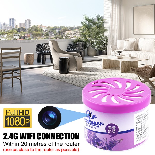 1080P FHD Mini Wireless Hidden Camera 2.4G WiFi IP Home Security Cam Recorder - Image 7