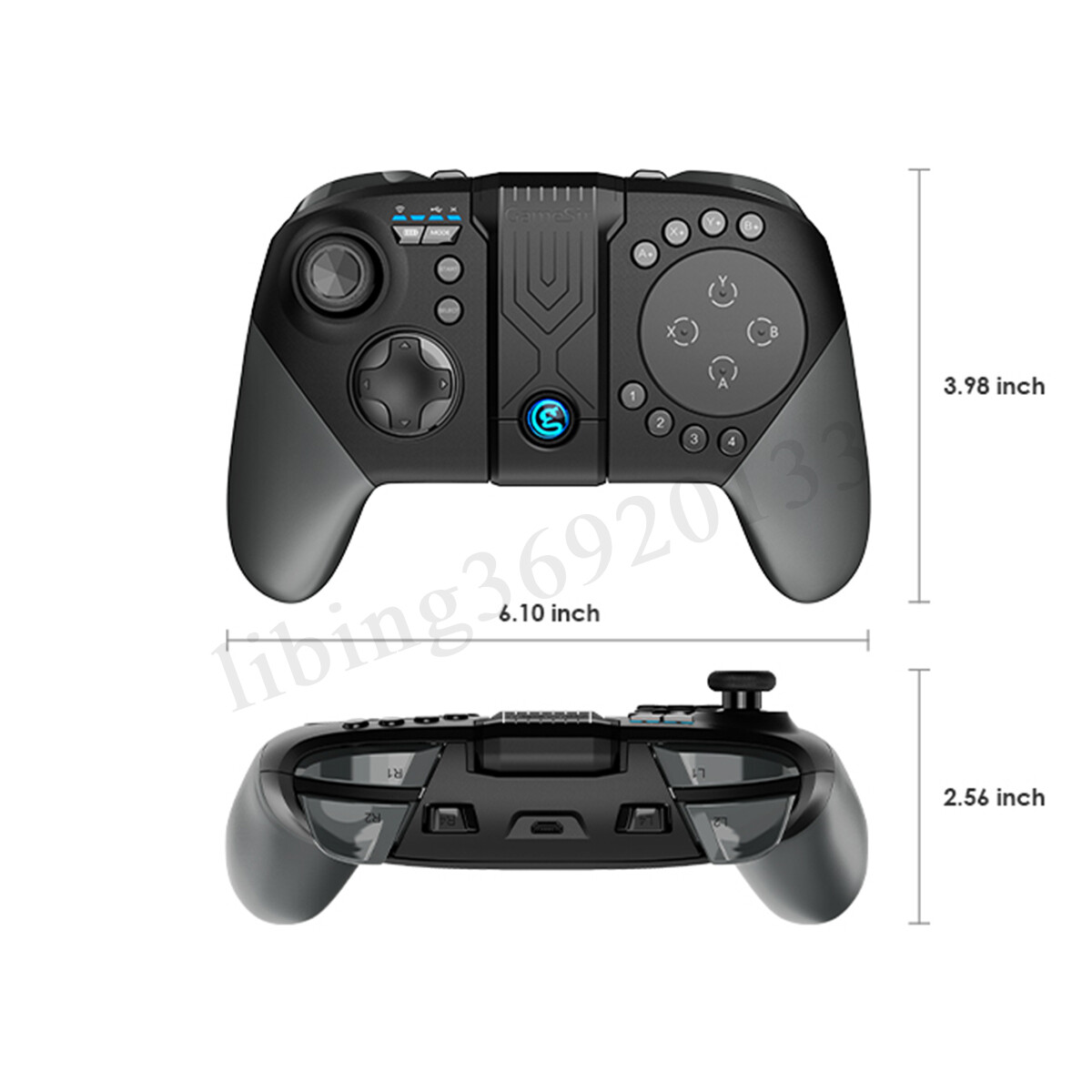 ::Gamesir G5 Bluetooth Wireless Trackpad Touchpad Gamepad Keyboard Converter &Clip