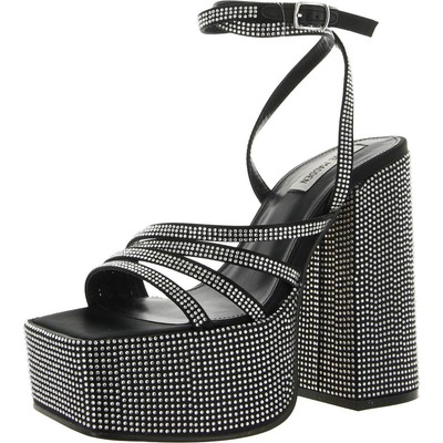 

Женские босоножки Steve Madden Cocktails, черные, на платформе 10, средние (B,M) BHFO 6227, Back