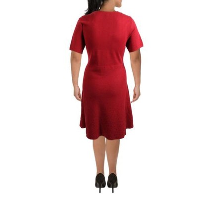 

Женское трикотажное дневное платье-свитер Anne Klein BHFO 5226, Titian red