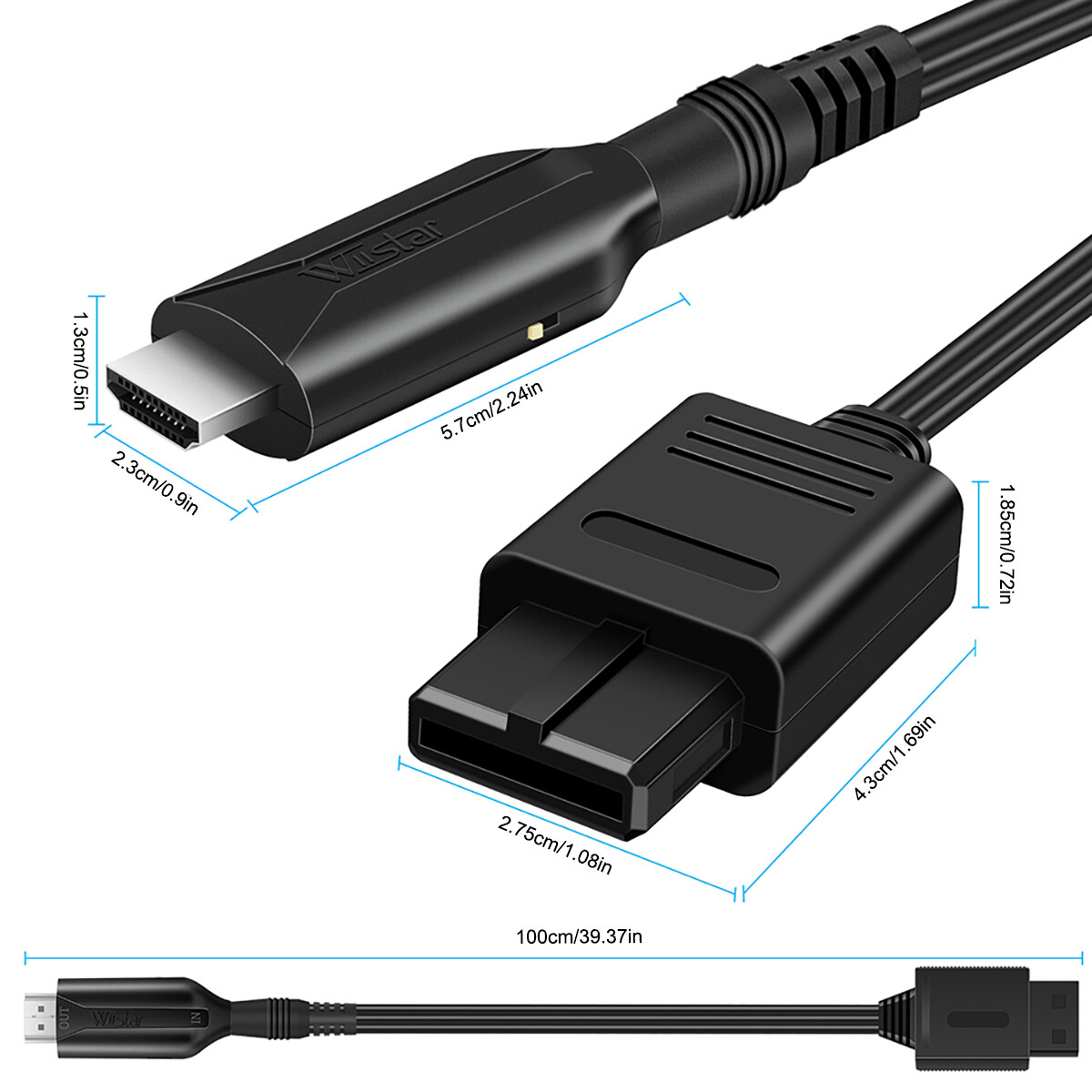 N64 To HDMI HD Adapter Converter Link Cable For Nintendo GameCube Super NES/SNES
