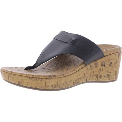Женские босоножки-стринги Vionic Atlantic Cameron Nat черного цвета 6 Medium (B,M) BHFO 2076
