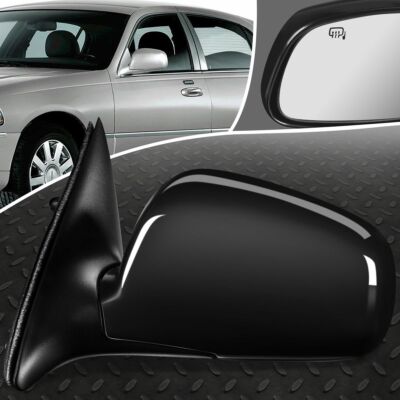 ДЛЯ 98-02 LINCOLN TOWN CAR OE STYLE С ЭЛЕКТРОПРИВОДОМ И ОБОГРЕВОМ ДВЕРНОГО ЗЕРКАЛА ЛЕВОГО БОКОВОГО ОБЗОРА