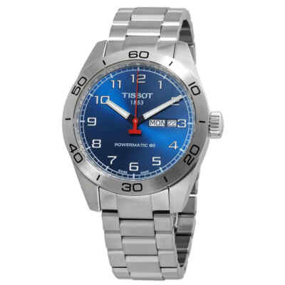 Мужские часы Tissot PRS 516 Powermatic 80 с автоматическим синим циферблатом T131.430.11.042.00