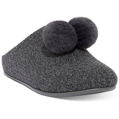 Женские шлепанцы без шнуровки Fitflop Chrissie Pom Pom из полиэстера BHFO 9161