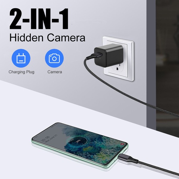 Mini Camera 1080P HD USB Charger Adapter Motion Detection DVR Home Security Cam - Image 16