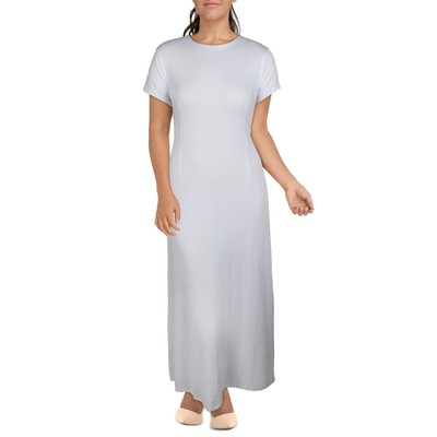 

Verona Womens Angela White Длинное макси-платье с короткими рукавами плюс  BHFO 4827, Белый