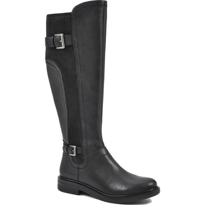 

Женские черные сапоги до колена White Mountain для медитации 10, средний (B,M) BHFO 7357, Black/smooth