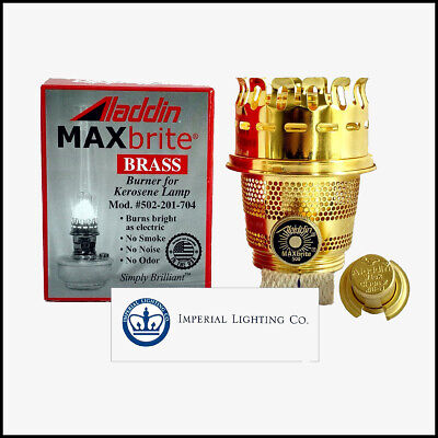 ALADDIN LAMP BRASS MAXBRITE 502 BURNER PART # 100013606 NEW in BOX