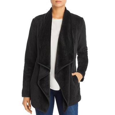 Bagatelle Womens Black Open Front Layered Cardigan Top Jacket M BHFO 4261