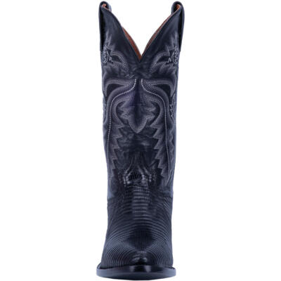 Pre-owned Dan Post Mens Winston Lizard Boot Dp3050r In Black