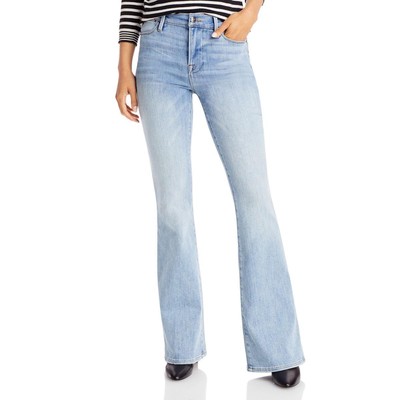 

Синие расклешенные джинсы Frame женские с высокой посадкой  BHFO 0380, Alemany road, LHF801