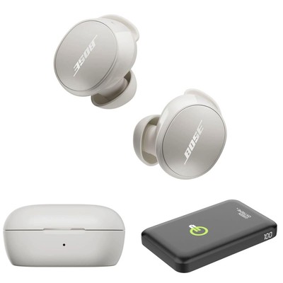 Беспроводные наушники Bose QuietComfort с шумоподавлением, Белый дым с блоком питания