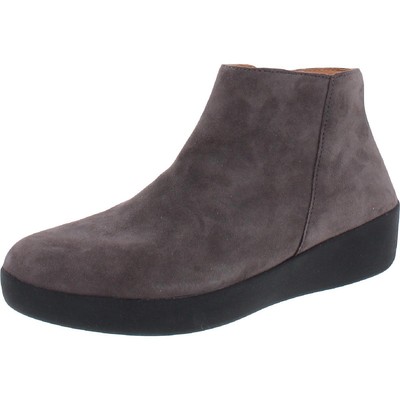 

Женские серые замшевые ботинки на танкетке Fitflop Shoes 6 6.5 BHFO 1165, Grey