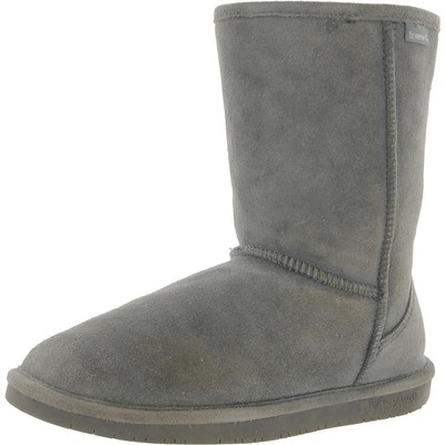 

Женские короткие серые повседневные ботинки Bearpaw Emma, размер 8,5, средний (B,M) BHFO 0405, Charcoal