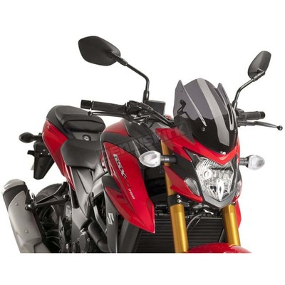 Puig Hi-Tech Parts Dark Smoke Naked New Generation Sport Windscreen - 9435F