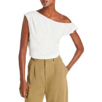 Женская блузка-ракушка Ramy Brook Lilianna с круглым вырезом горловины и без рукавов BHFO 0589